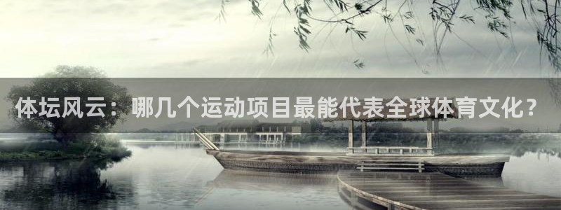 三亿体育网：体坛风云：哪几个运动项目最能代表全球体育文化？