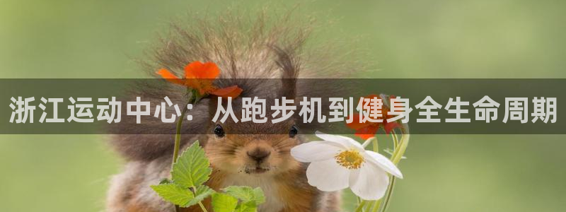 三亿体育网页版：浙江运动中心：从跑步机到健身全生命周期